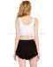 Little Ruffle Short Black
